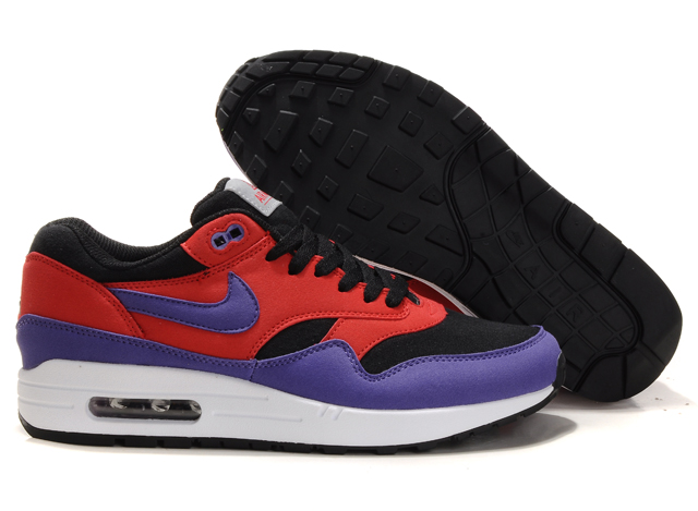 Mens Nike Air Max 87 Black Orange Murberry Shoes